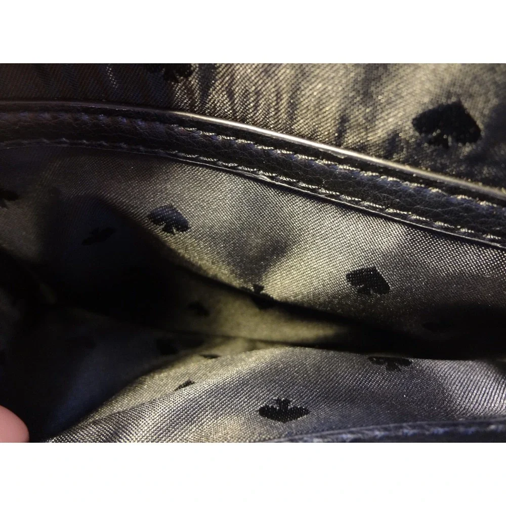 Kate Spade New York Greene Street Karlee Black‎ Leather Crossbody Bag Small Flap